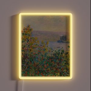 Flower Beds At Vetheuil RGB Neon Sign