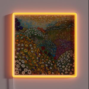 Flower Garden Gustav Klimt RGB Neon Sign Flower Garden Gustav Klimt RGB Neon Sign