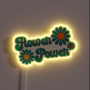 Flower Power RGB Neon Sign Flower Power RGB Neon Sign