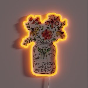 Flower Quote RGB Neon Sign Flower Quote RGB Neon Sign