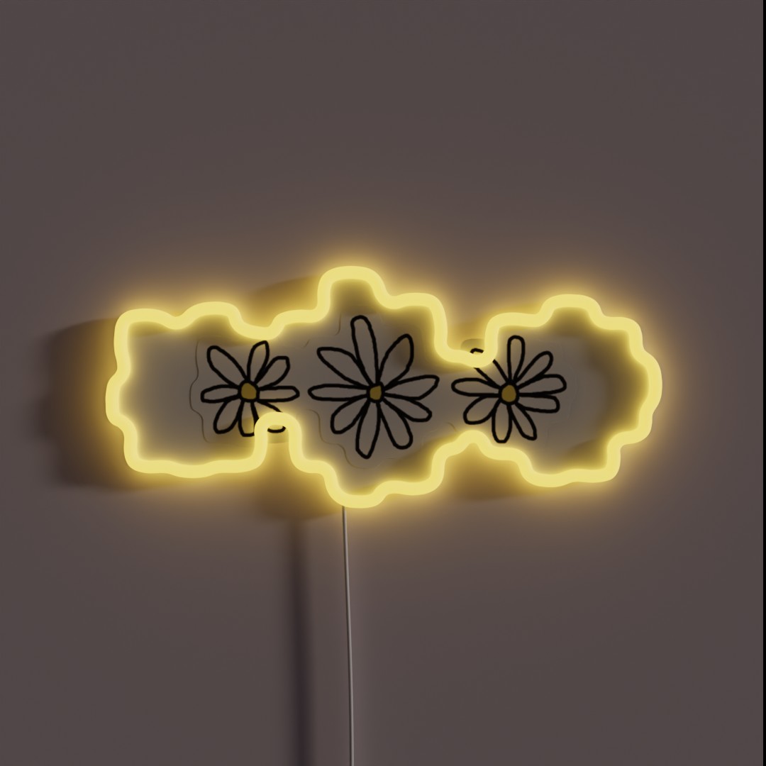 Flower Tumblr RGB Neon Sign Flower Tumblr RGB Neon Sign