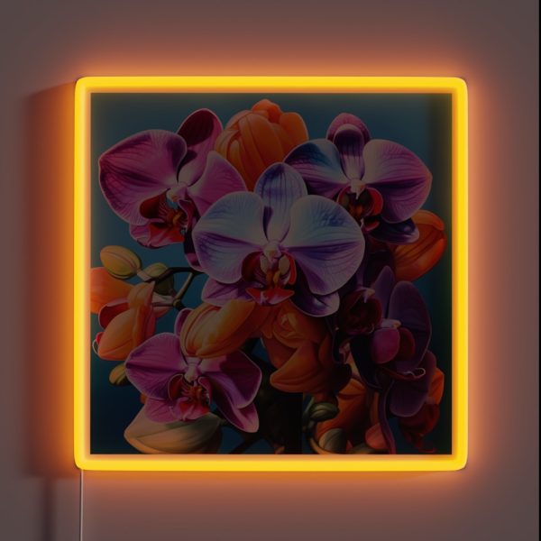 Flowers Bouquet 46 RGB Neon Sign