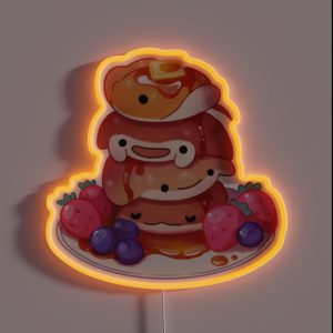 Fluffy Sea Pancakes RGB Neon Sign