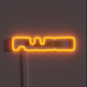 Fluke Tools Logo 3 RGB Neon Sign