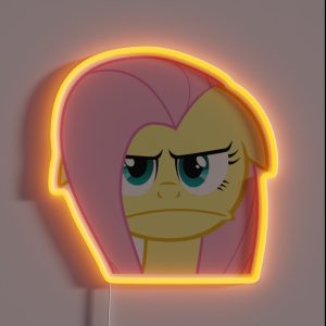 Flutter Disapprove RGB Neon Sign
