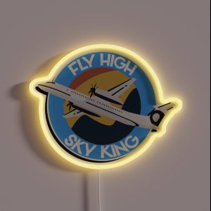 Fly High Sky King RGB Neon Sign Fly High Sky King RGB Neon Sign