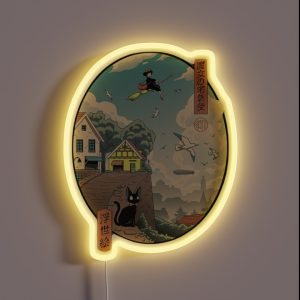 Flying Anime Magic RGB Neon Sign Flying Anime Magic RGB Neon Sign