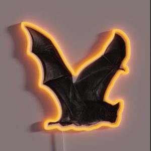 FLYING VAMPIRE BAT RGB Neon Sign