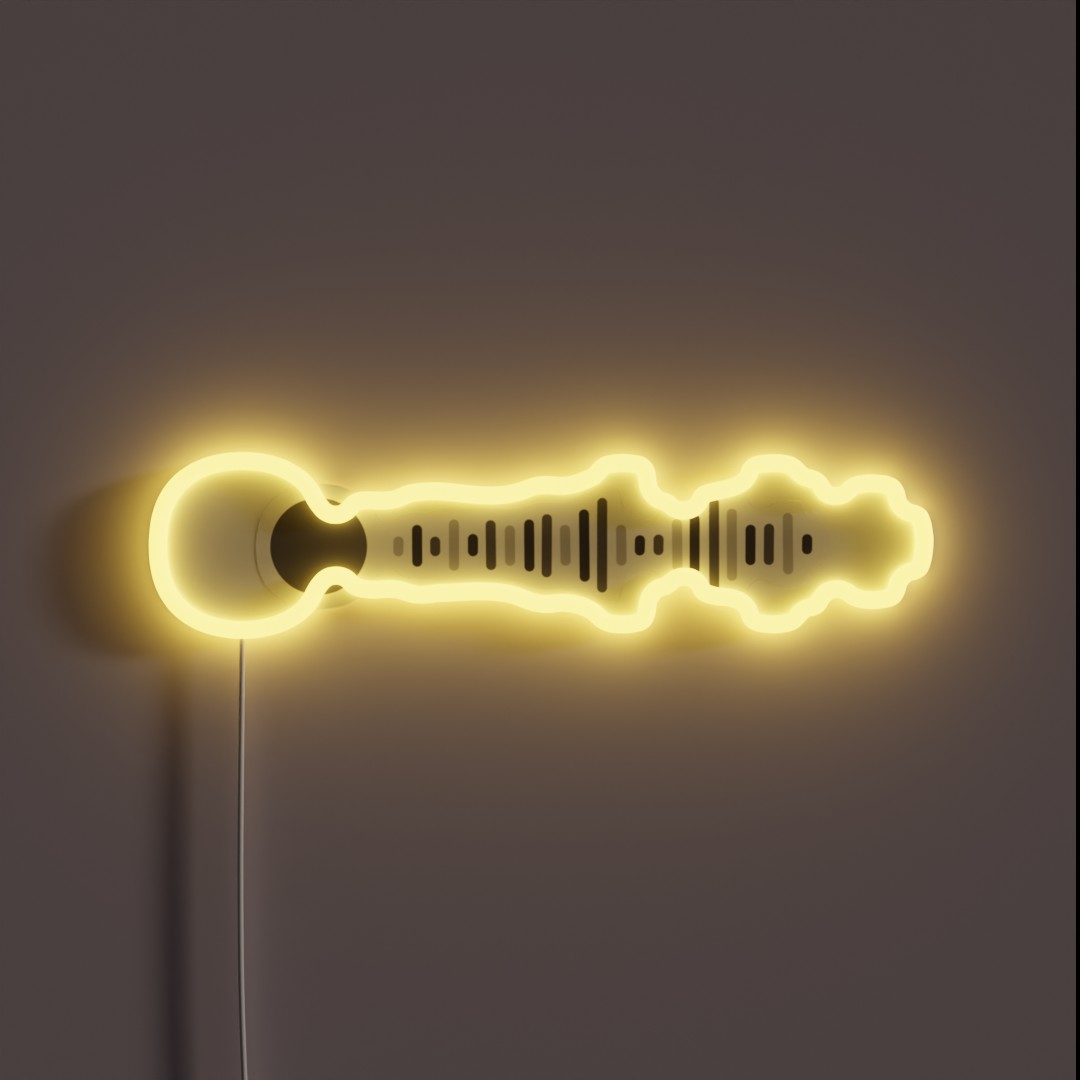 Folklore Deluxe Spotify Code RGB Neon Sign Folklore Deluxe Spotify Code RGB Neon Sign