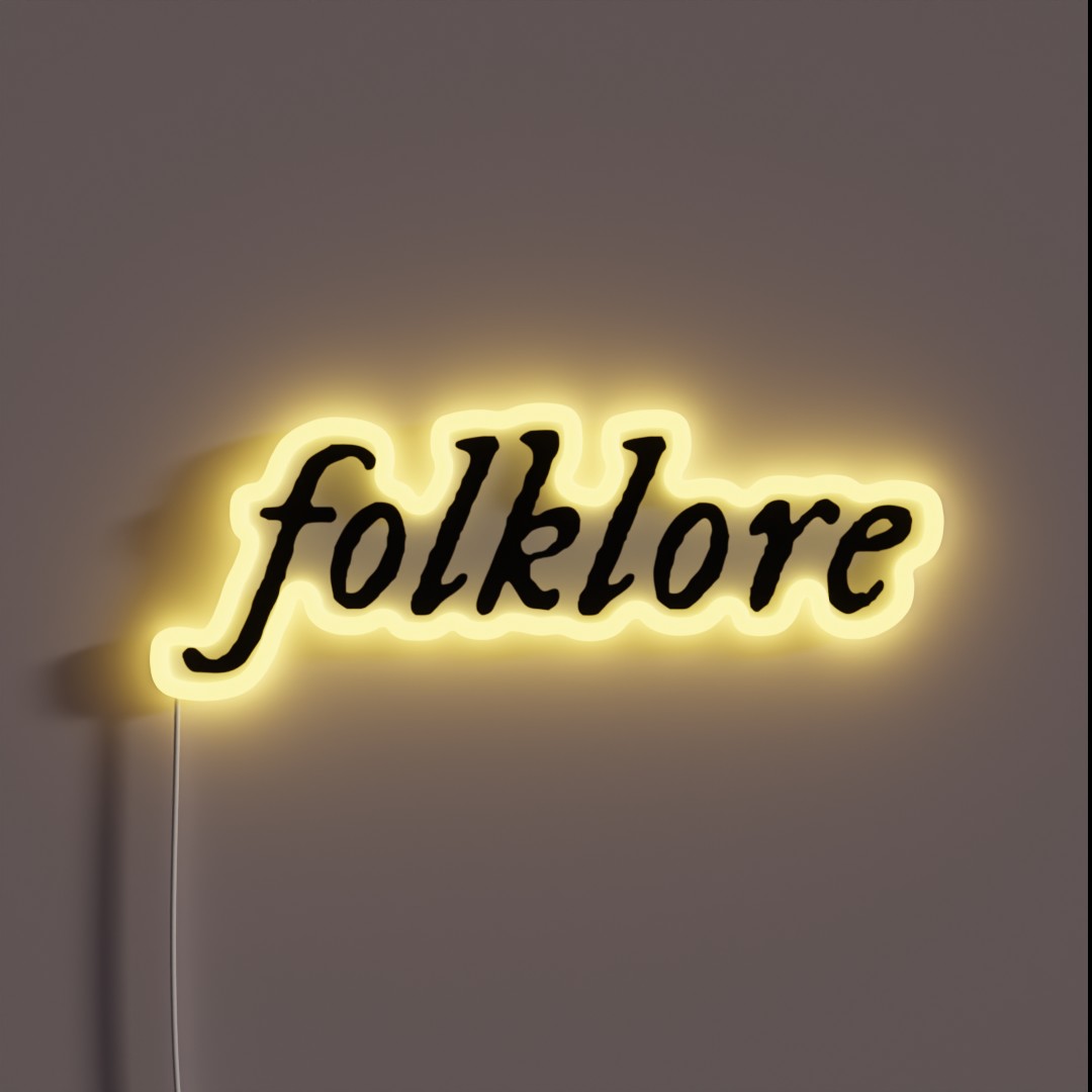 Folklore RGB Neon Sign Folklore RGB Neon Sign