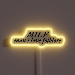 FOLKLORE TAYLOR SWIFT RGB Neon Sign