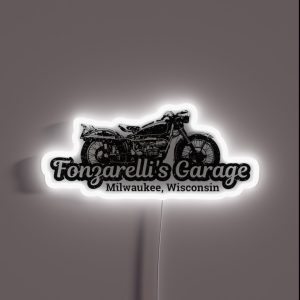 Fonzarelli S Garage Milwaukee Wisconsin RGB Neon Sign