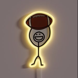 Football Fan RGB Neon Sign