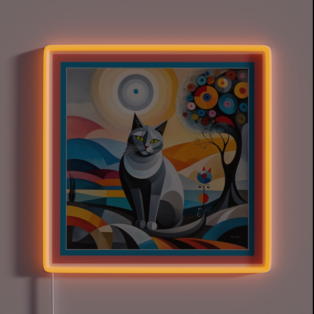 For Cat Lovers RGB Neon Sign For Cat Lovers RGB Neon Sign