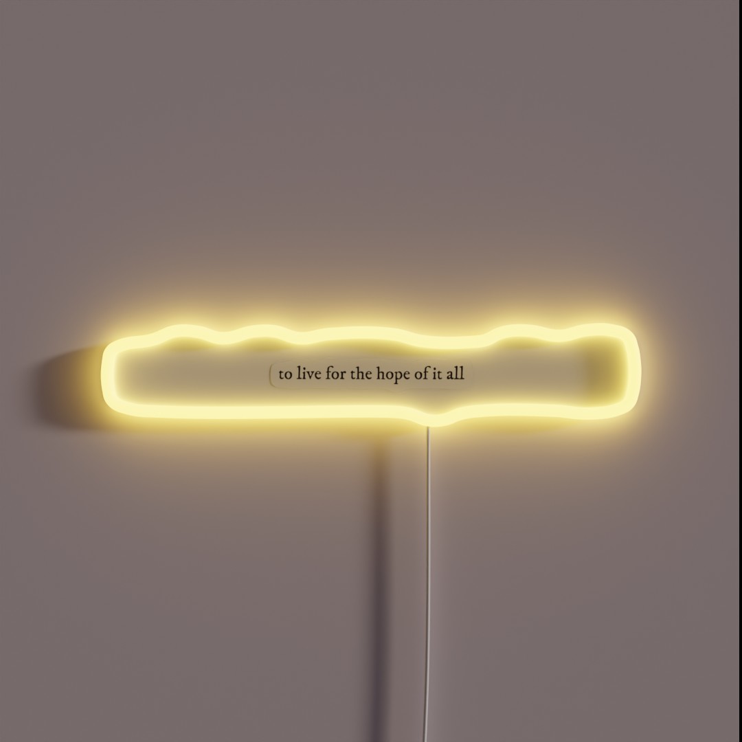 For The Hope Of It All RGB Neon Sign For The Hope Of It All RGB Neon Sign