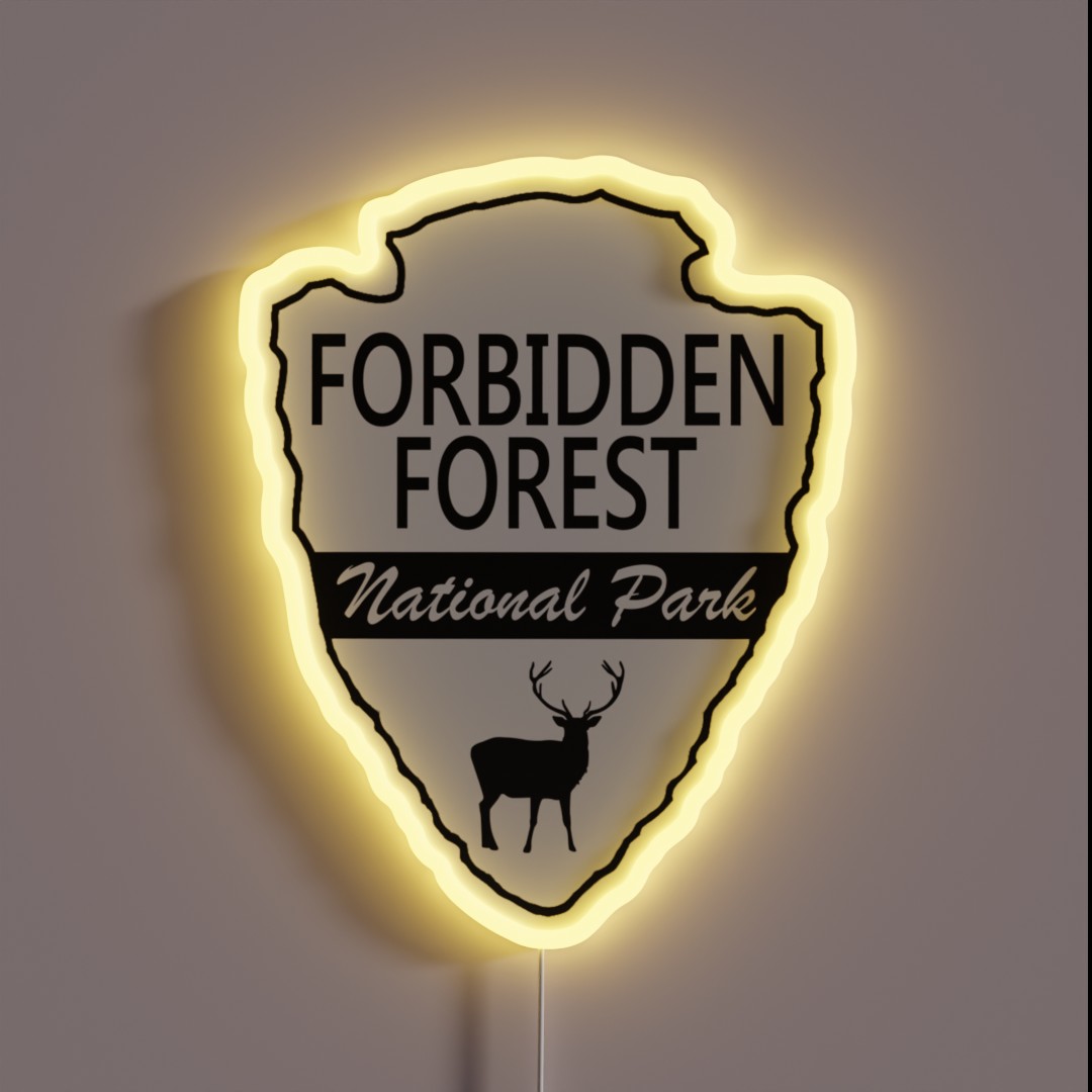 Forbidden Forest National Park RGB Neon Sign Forbidden Forest National Park RGB Neon Sign