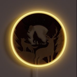 Forbidden Forest RGB Neon Sign