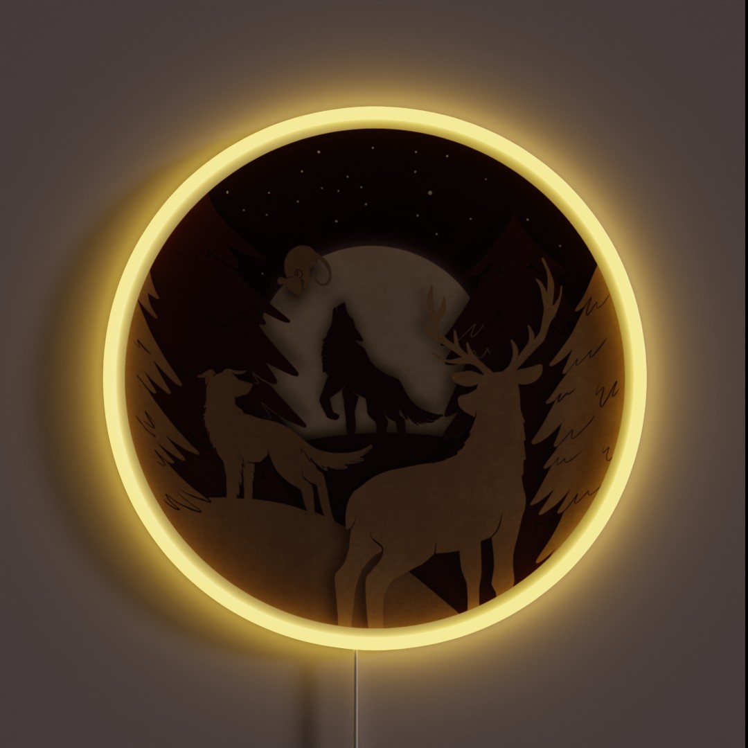 Forbidden Forest RGB Neon Sign Forbidden Forest RGB Neon Sign