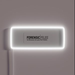 Forensic Files RGB Neon Sign Forensic Files RGB Neon Sign