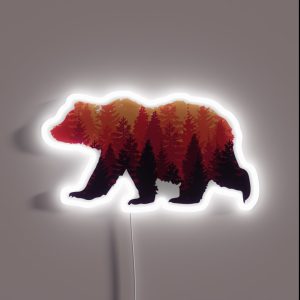 Forest Bear RGB Neon Sign