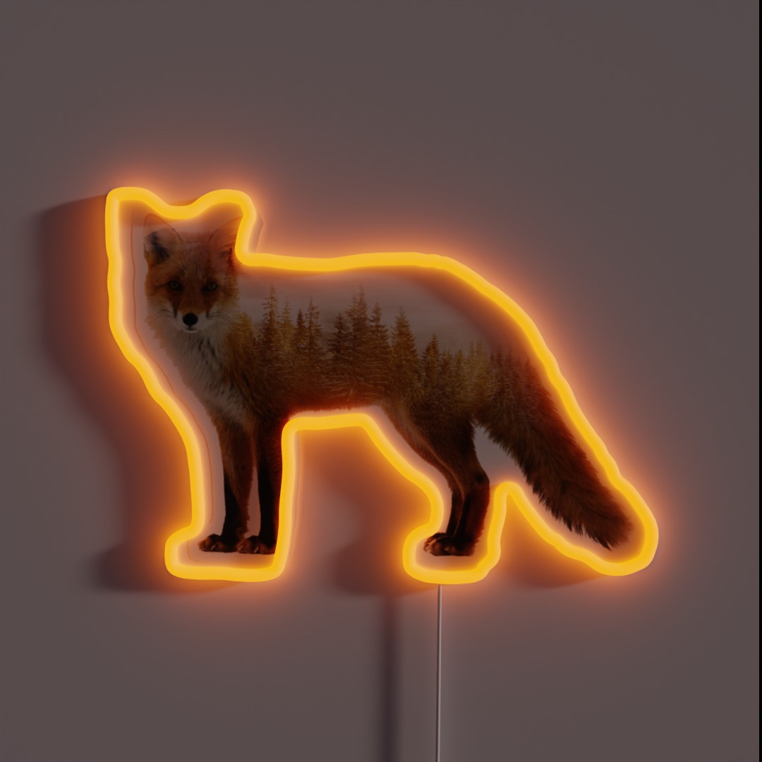 Forest Fox RGB Neon Sign Forest Fox RGB Neon Sign