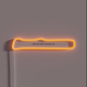 Forever Is The Sweetest Con Evermore Taylor Swift RGB Neon Sign