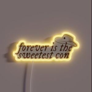 Forever Is The Sweetest Con RGB Neon Sign Forever Is The Sweetest Con RGB Neon Sign