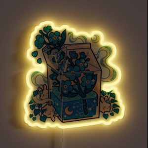 Forget Me Not Milkbox RGB Neon Sign Forget Me Not Milkbox RGB Neon Sign