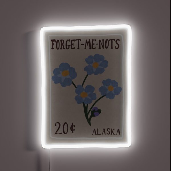 Forget Me Nots RGB Neon Sign