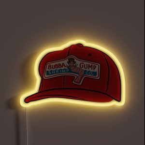 Forrest Gump Bubba Gump Shrimp Co Hat RGB Neon Sign