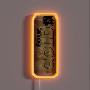 Four Loko Gold RGB Neon Sign