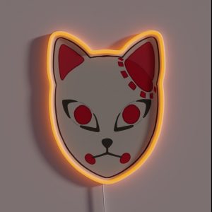 Fox Warding Mask Slayer Of Demons RGB Neon Sign