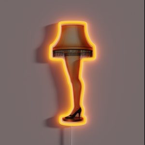 FRAGILE Leg Lamp From A Christmas Story RGB Neon Sign