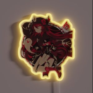 Fragrance In Thaw Hu Tao RGB Neon Sign Fragrance In Thaw Hu Tao RGB Neon Sign