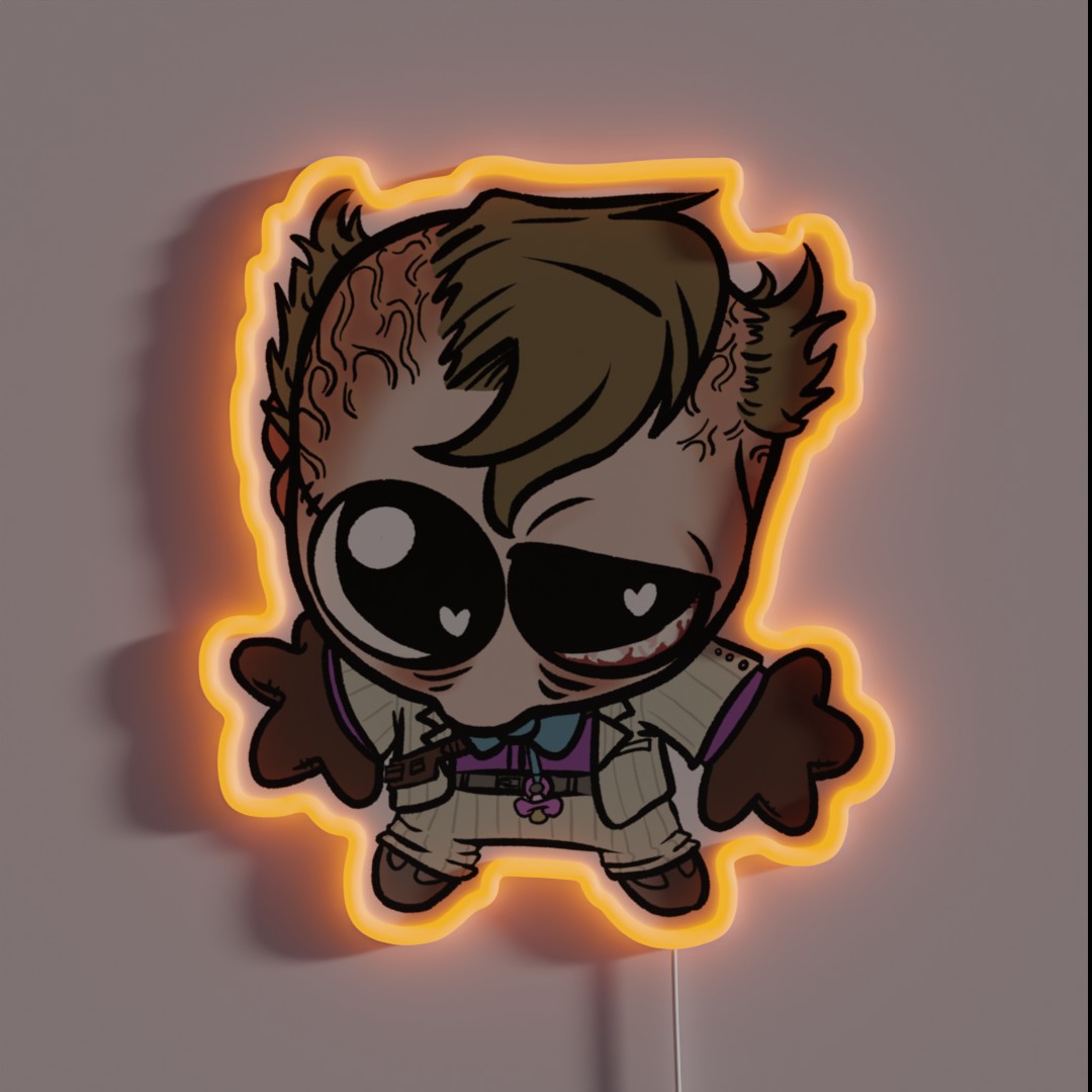 Franco Barbi Looking Meme RGB Neon Sign Franco Barbi Looking Meme RGB Neon Sign