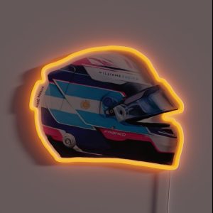 Franco Colapinto Helmet RGB Neon Sign Franco Colapinto Helmet RGB Neon Sign