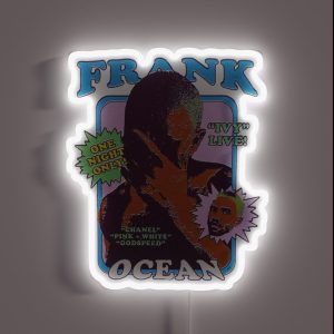 Frank Ocean Blond Secrets You Never Knew RGB Neon Sign Frank Ocean Blond Secrets You Never Knew RGB Neon Sign