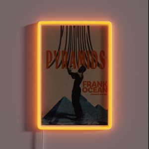 Frank Ocean Pyramids RGB Neon Sign Frank Ocean Pyramids RGB Neon Sign