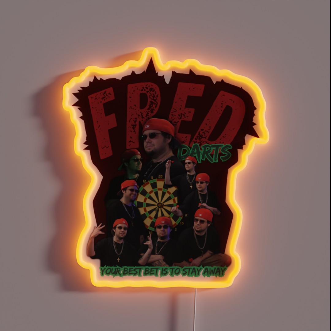 Fred Darts RGB Neon Sign Fred Darts RGB Neon Sign
