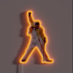 Freddie Mercury In Concert RGB Neon Sign Freddie Mercury In Concert RGB Neon Sign