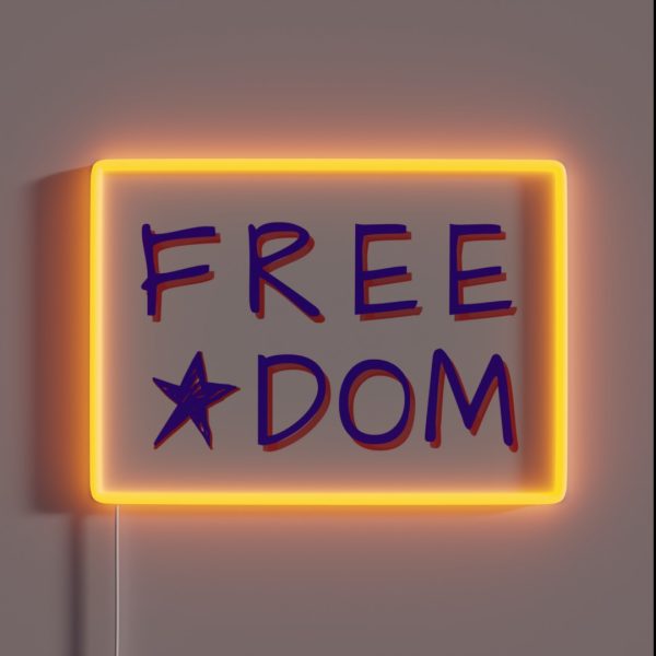 Free Dom Double Entendre RGB Neon Sign