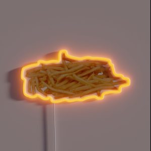 French Fries RGB Neon Sign