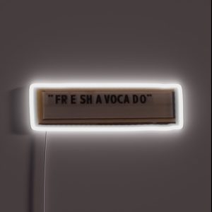 FRESH AVACADO RGB Neon Sign
