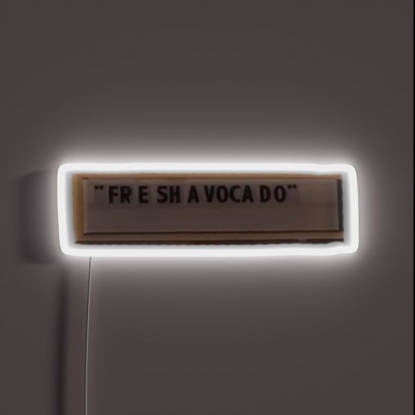 FRESH AVACADO RGB Neon Sign