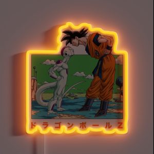 Frieza And Goku Cute RGB Neon Sign