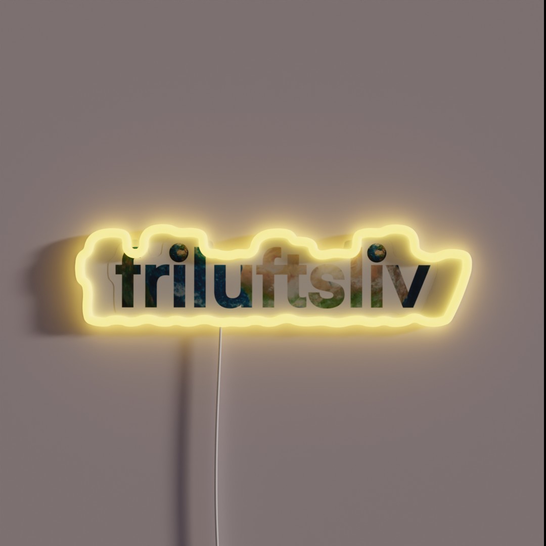 Friluftsliv World RGB Neon Sign Friluftsliv World RGB Neon Sign