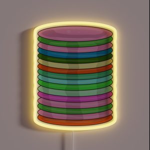 Frisbee S RGB Neon Sign