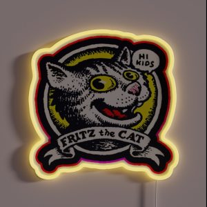 Fritz The Cat RGB Neon Sign