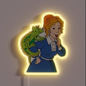 Frizzle Pattern RGB Neon Sign