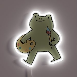 Frog Artist RGB Neon Sign